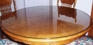 glass table top round